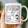 Custom Mug - Personalized Father's Day Birthday Gifts For Dad, Grandpa - Thanks For Not Giving Up On Me