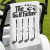 Custom Golf Towel - Personalized Father's Day Birthday Golf Gifts For Dad, Grandpa - One More Round Please