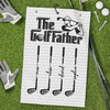 Custom Golf Towel - Personalized Father's Day Birthday Golf Gifts For Dad, Grandpa - One More Round Please