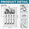 Custom Golf Towel - Personalized Father's Day Birthday Golf Gifts For Dad, Grandpa - One More Round Please