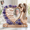 Custom Photo Acrylic Plaque - Personalized  Memorial Sympathy Gifts For Loss Of Mom, Dad - Forever Loved, Never Forgotten