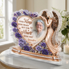 Custom Photo Acrylic Plaque - Personalized  Memorial Sympathy Gifts For Loss Of Mom, Dad - Forever Loved, Never Forgotten