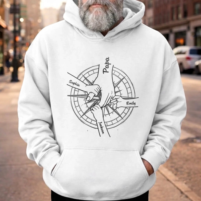 Custom Unisex T-shirt, Premium T-shirt, Hoodie - Personalized Father's Day Gifts For Dad, Grandpa - Dad Means The World