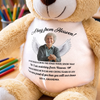 Custom Photo Graduation Plush Bear - Personalized Graduation, Memorial Sympathy Gifts For Loss Of Mom, Dad - A Milestone Shared With Heaven