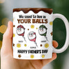 Custom 3D Inflated Effect Printed Mug - Personalized Father's Day Birthday Gifts For Dad - Cheers To The Best Dad