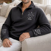 Custom Unisex Quarter Zip Sweatshirt - Personalized Father's Day Birthday Gifts For Dad, Grandpa - Loved By Little Legends