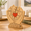 Custom Shaped Wooden Art Puzzle - Personalized Father's Day Birthday Gifts For Dad, Grandpa - Family First, Pack Forever