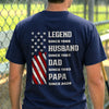 Custom Unisex T-shirt - Personalized Father's Day Birthday Gifts For Dad, Grandpa - Strong, Kind And Always There