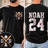 Custom Unisex T-shirt - Personalized Birthday Baseball Gifts For Dad, Grandpa, Baseball Lovers, Sports Fans, Sports Lovers - Heart Of A Champion