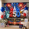 Custom Backdrop - Personalized America 250th Anniversary Gifts For Mom, Dad, Brother, Sister, Kids - Make History Part Of The Party