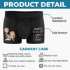 Custom Boxer Briefs, Men's Boxers - Personalized Anniversary Wedding Gifts For Husband And Wife, Him And Her - His Daily Reminder