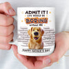 Custom 3D Inflated Effect Printed Mug - Personalized Father's Day Birthday Gifts For Dog Cat Lovers, Dog Dad And Mom, Cat Owners - Life Will Always Be Interesting