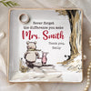 Custom Full-Print Jewelry Dish - Personalized Graduation Gifts For Teachers - Sweetest Teacher Keepsake