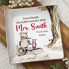 Custom Full-Print Jewelry Dish - Personalized Graduation Gifts For Teachers - Sweetest Teacher Keepsake