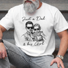 Custom Photo Unisex T-shirt, Premium T-shirt, Hoodie - Personalized Father's Day Gifts For Dad, Grandpa - Dad Makes Home Feel Like Home