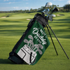 Custom Golf Towel - Personalized Father's Day Birthday Golf Gifts For Dad, Grandpa - Good Vibes And Fairways