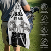 Custom Golf Towel - Personalized Father's Day Birthday Golf Gifts For Dad, Grandpa - Good Vibes And Fairways