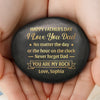 Custom Printed Rock - Personalized Anniversary Wedding Gifts For Husband And Wife, Him And Her - Thanks You For Being There