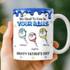 Custom 3D Inflated Effect Printed Mug - Personalized Father's Day Birthday Gifts For Dad - From Balls To Family