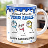 Custom 3D Inflated Effect Printed Mug - Personalized Father's Day Birthday Gifts For Dad - From Balls To Family