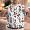 Custom Photo All Over Print Polo Shirt - Personalized Father's Day Birthday Golf Gifts For Dad, Grandpa - Every Round Is A New Opportunity
