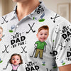 Custom Photo All Over Print Polo Shirt - Personalized Father's Day Birthday Golf Gifts For Dad, Grandpa - Every Round Is A New Opportunity