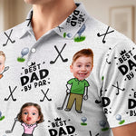 Custom Photo All Over Print Polo Shirt - Personalized Father's Day Birthday Golf Gifts For Dad, Grandpa - Every Round Is A New Opportunity