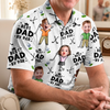 Custom Photo All Over Print Polo Shirt - Personalized Father's Day Birthday Golf Gifts For Dad, Grandpa - Every Round Is A New Opportunity