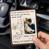 Custom Photo Car Visor Clip - Personalized Father's Day, Baby Shower, Gender Reveal Gifts For New Dads, New Grandpas - Cherish Every Drive
