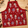 Custom Photo Apron With Pocket - Personalized Father's Day Gifts For Dad, Grandpa - Backyard Legend Status