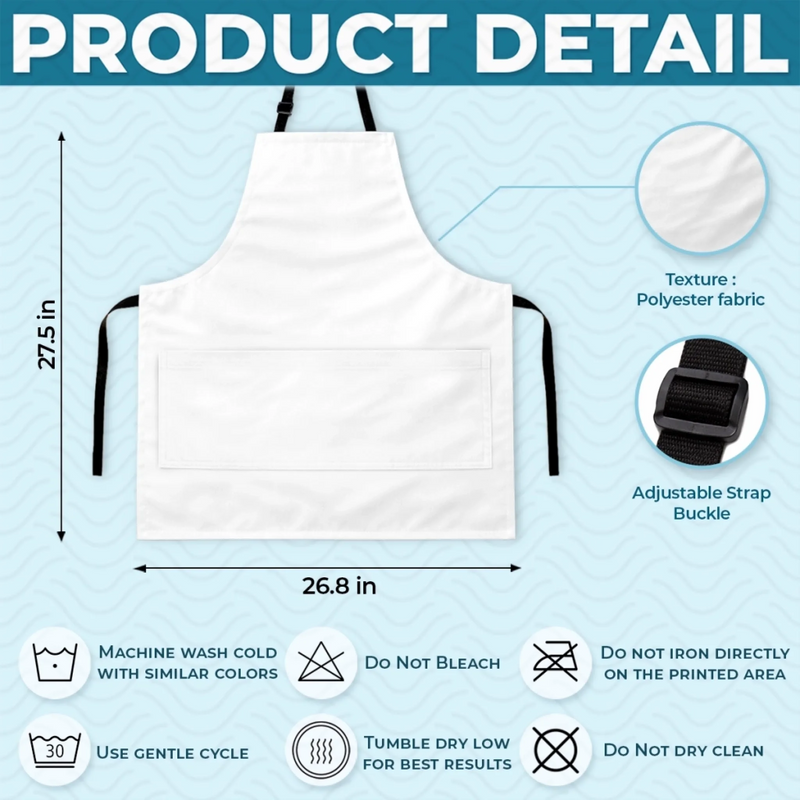 Custom Photo Apron With Pocket - Personalized Father's Day Gifts For Dad, Grandpa - Backyard Legend Status