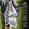 Custom Golf Towel - Personalized Father's Day Birthday Golf Gifts For Dad, Grandpa - The Real Golf Champ