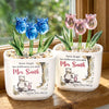 Custom Glass Everlasting Tulips - Personalized Graduation Gifts For Teachers - Sweet Blooms, Big Thanks