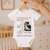Custom Photo Baby Onesie - Personalized Baby Shower, Gender Reveal Gifts For New Dads, New Grandpas - Together We Make a Family
