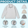 Custom Unisex Quarter Zip Sweatshirt - Personalized Father's Day Birthday Gifts For Dad, Grandpa - Dad Makes Every Moment Better