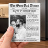 Custom Photo Acrylic Fridge Magnet - Personalized Father's Day Birthday Gifts For New Dad - The Best Dad Times