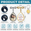 Custom Photo Teardrop Pin - Personalized Memorial Sympathy Graduation Gifts For Him, Her - Always Close, Always Loved