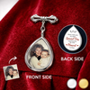 Custom Photo Teardrop Pin - Personalized Memorial Sympathy Graduation Gifts For Him, Her - Always Close, Always Loved