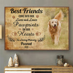 Custom Name Dog Memorial Gifts for Pet Lovers - Personalized Poster