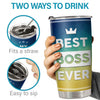 Best Boss Ever, My Favorite Employee Gave Me This Cup - Tumbler - Coworker, Office, Employee Appreciation, Farewell Gift, Work Friend, Colleagues Friendship