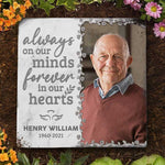 Custom Photo Memorial Keepsake Decor - Personalized Memorial Stone