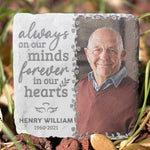 Custom Photo Memorial Keepsake Decor - Personalized Memorial Stone