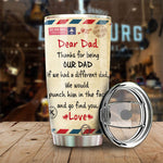 Custom Name Dad Gifts for Families - Personalized Tumbler