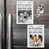 Custom Photo Acrylic Fridge Magnet - Personalized Father's Day Birthday Gifts For Dad, Grandpa - The Best Dad Days Begin Now