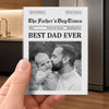 Custom Photo Acrylic Fridge Magnet - Personalized Father's Day Birthday Gifts For Dad, Grandpa - The Best Dad Days Begin Now