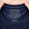 Custom Inside Neck Print T-Shirt - Personalized Father's Day Birthday Gifts For Dad, Grandpa - Thankful Every Day For Dad
