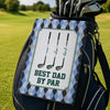 Custom Golf Towel - Personalized Father's Day Birthday Golf Gifts For Dad, Grandpa - Golf More Worry Less
