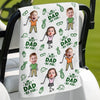 Custom Photo Golf Towel - Personalized Father's Day Birthday Golf Gifts For Dad, Grandpa - Just One More Hole