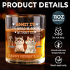 Custom Whiskey Glass - Personalized Father's Day Gifts For Dog Cat Lovers, Dog Dad And Mom, Cat Owners - Feline Fun Squad