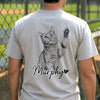 Custom Photo Unisex T-shirt - Personalized Father's Day Birthday Gifts For Dog Cat Lovers, Dog Dad And Mom, Cat Owners - My Therapist Has Paws